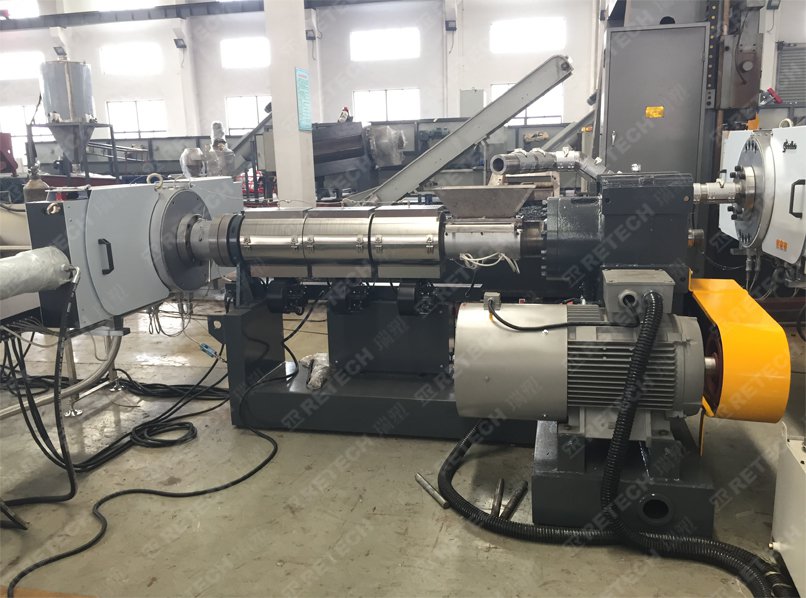 HDPE LDPE LLDPE Film Compactor Pelletizing Recycling Line