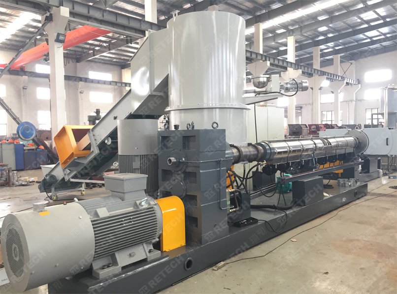 HDPE LDPE LLDPE Film Compactor Pelletizing Recycling Line