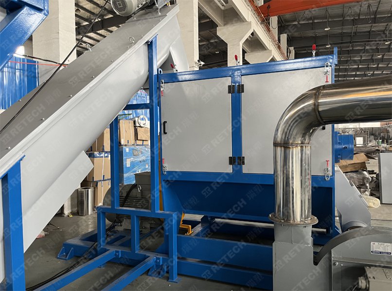 1000kg/hr LDPE LLDPE Film Crushing Washing Squeezing Recycling Production Line