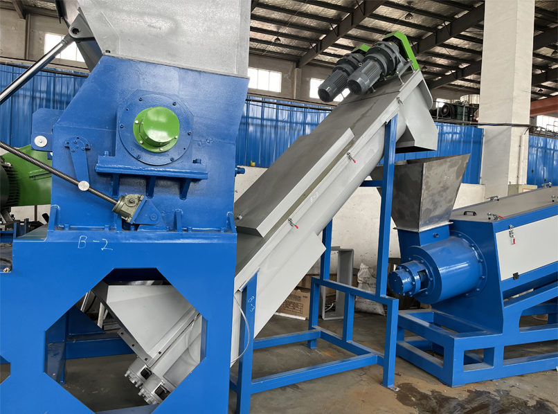 1000kg/hr LDPE LLDPE Film Crushing Washing Squeezing Line(Squeezer)