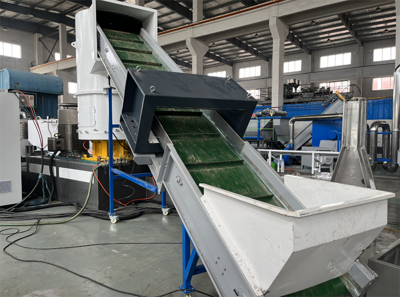 PP Non Woven Fabric Recycling Pelletizing Machine Line